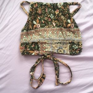 Anthropology Bohemian crop top size small